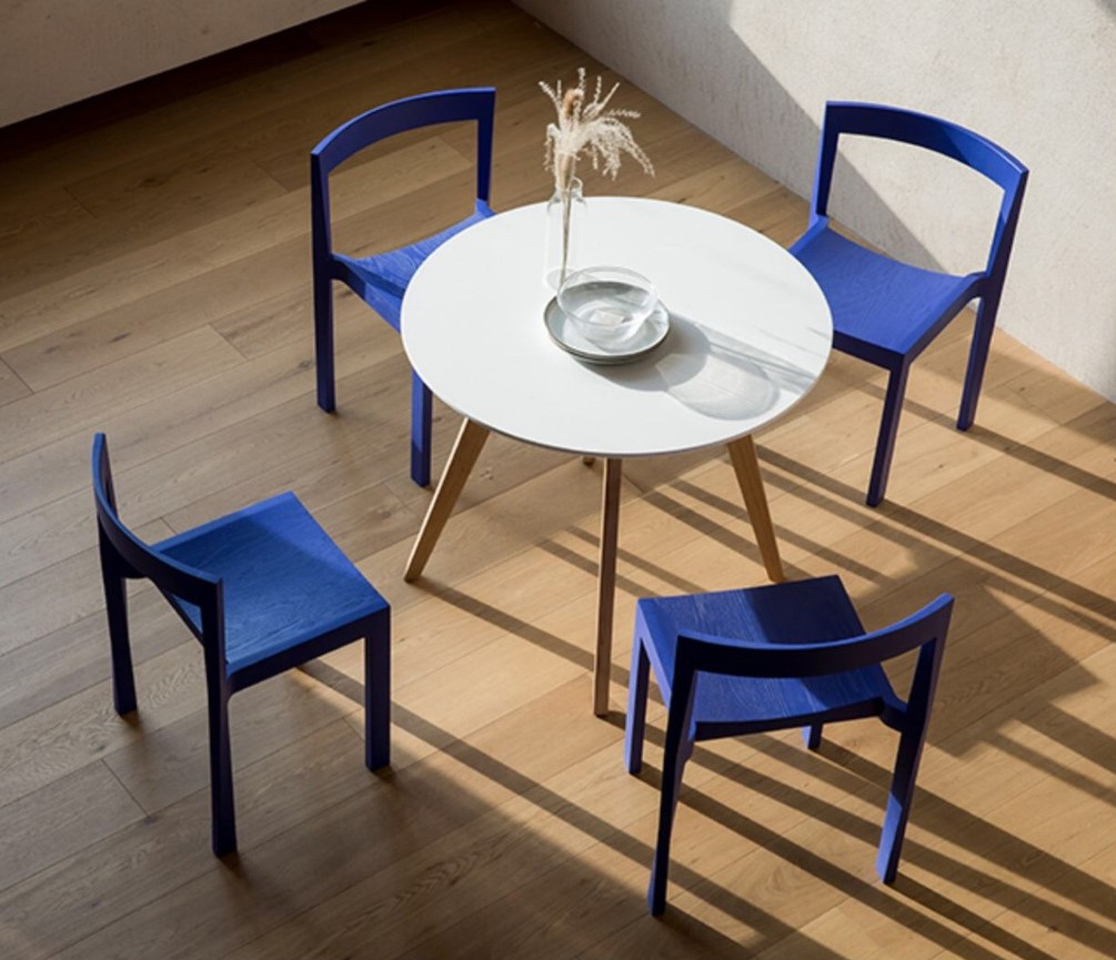 Деревянные синий