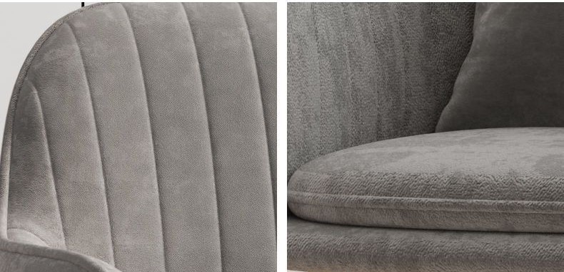 Стул серый с подлокотниками